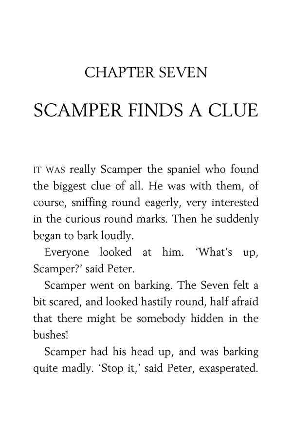 2 Secret Seven Adventure 7 SCAMPER FINDS A CLUE -- 绘本听读宝在线台词全文