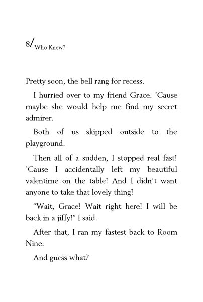 14 Junie B. Jones and the Mushy Gushy Valentine 8. Who Knew -- 绘本听读宝在线台词全文