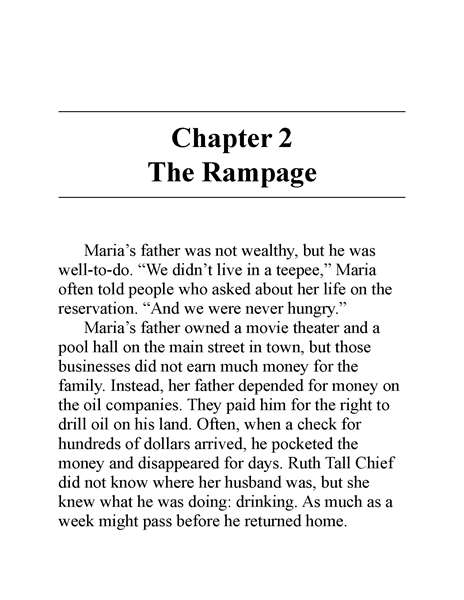 25 Who Was Maria Tallchief 3 Chapter 2 The Rampage -- 绘本听读宝在线台词全文
