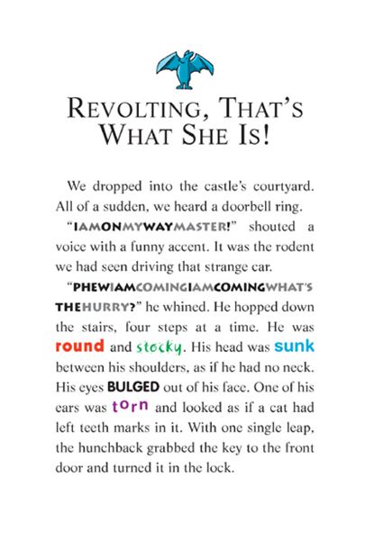 7-Red Pizzas for a Blue Count 09-REVOLTING, THAT'S WHAT SHE IS! -- 绘本听读宝在线台词全文
