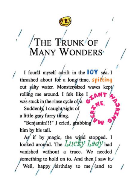1 Lost Treasure of the Emerald Eye 11-THE TRUNK OF MANY WONDERS -- 绘本听读宝在线台词全文