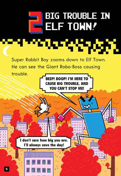 12 Super Rabbit Boy World 2 BIG TROUBLE IN ELF TOWN! -- 绘本听读宝在线台词全文