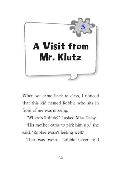 9 Miss Lazar is Bizarre 5 Ch5-A Visit from Mr. Klutz -- 绘本听读宝在线台词全文