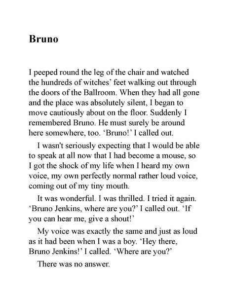 女巫 13 Bruno -- 绘本听读宝在线台词全文