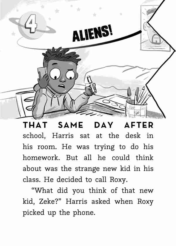 1 The New Kid 4 ALIENS! -- 绘本听读宝在线台词全文