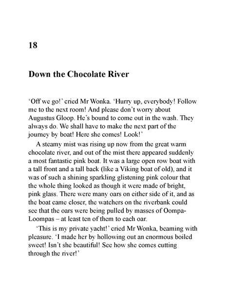 查理与巧克力工厂 18 Down the Chocolate River -- 绘本听读宝在线台词全文