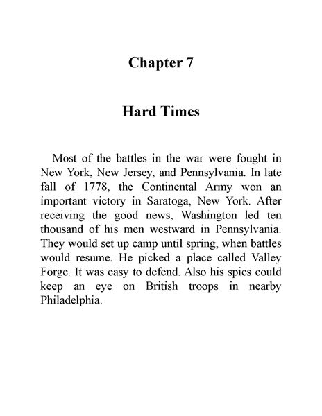 26 Who Was George Washington 8 Chapter 7 Hard Times -- 绘本听读宝在线台词全文