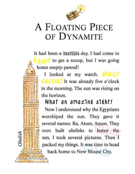 2 The Curse of the Cheese Pyramid 17-A FLOATING PIECE OF DYNAMITE -- 绘本听读宝在线台词全文