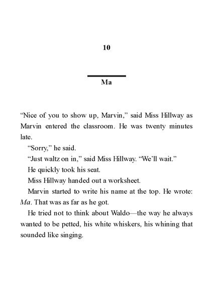 4.Alone in His Teacher's House 10. Ma -- 绘本听读宝在线台词全文