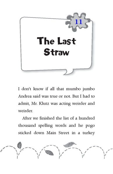 2 Mr Klutz Is Nuts 11 Ch11-The Last Straw -- 绘本听读宝在线台词全文