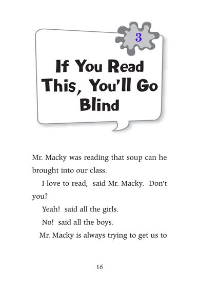 15 Mr. Macky Is Wacky 3 Ch3-If You Read This You'll Go Blind -- 绘本听读宝在线台词全文