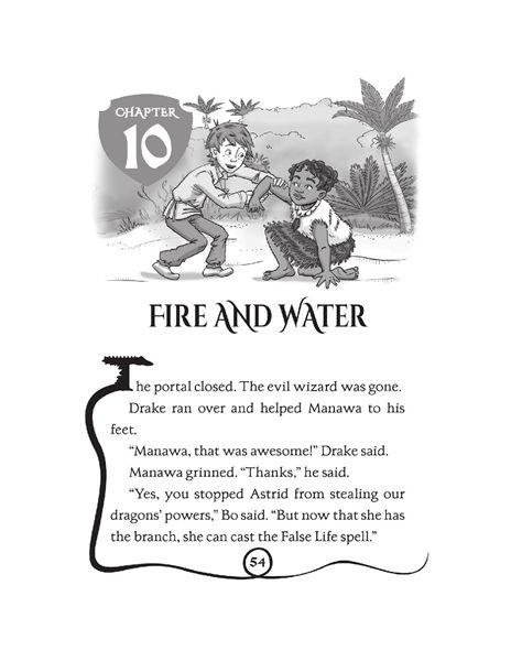 19 Wave of the Sea Dragon Dragon Masters 10 Ch10-Fire and Water -- 绘本听读宝在线台词全文