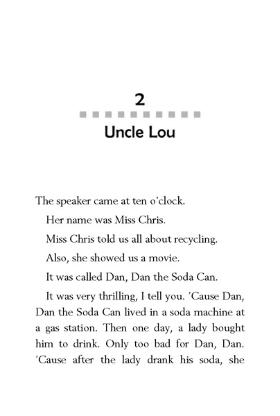 20 Junie B. First Grader - Toothless Wonder 2. Uncle Lou -- 绘本听读宝在线台词全文
