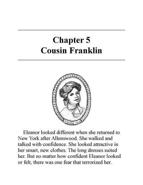 8 Who Was Eleanor Roosevelt 6 Chapter 5 Cousin Franklin -- 绘本听读宝在线台词全文