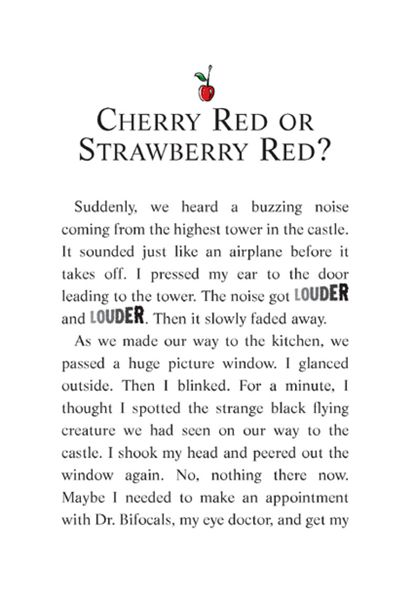 7-Red Pizzas for a Blue Count 17-CHERRY RED OR STRAWBERRY RED？ -- 绘本听读宝在线台词全文
