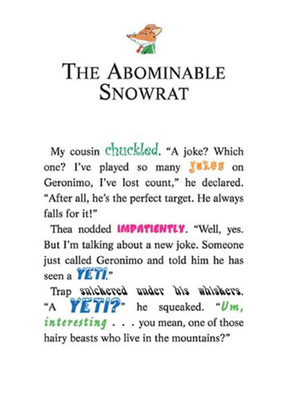 4 I'm Too Fond of My Fur! 05-THE ABOMINABLE SNOWRAT -- 绘本听读宝在线台词全文