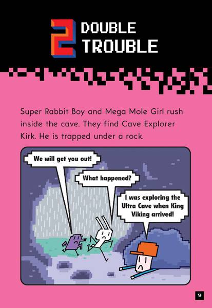 10 Super Rabbit Boy Team Up Trouble 2 DOUBLE TROUBLE -- 绘本听读宝在线台词全文