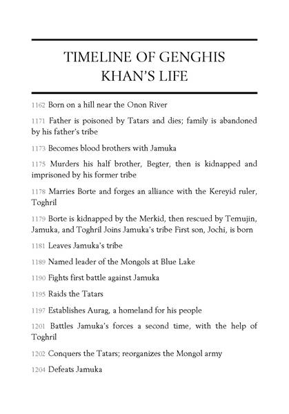 43 Who Was Genghis Khan 13 Timelines -- 绘本听读宝在线台词全文