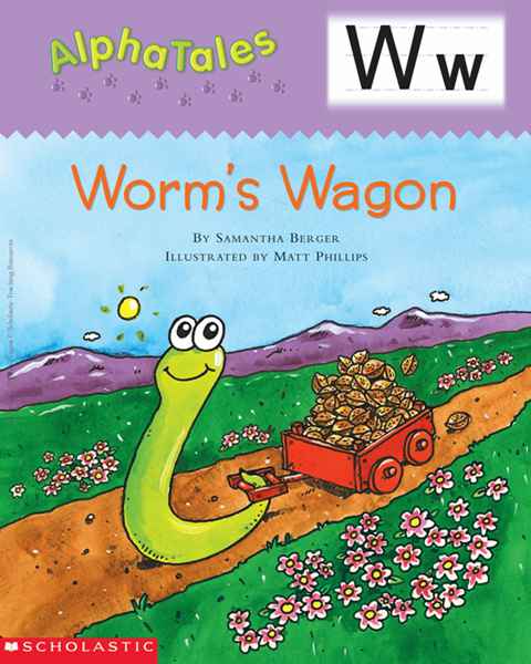 学乐字母故事 【W】Worm's Wagon -- 绘本听读宝在线台词全文