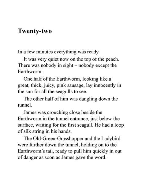 詹姆斯与大仙桃 22 Twenty-two -- 绘本听读宝在线台词全文