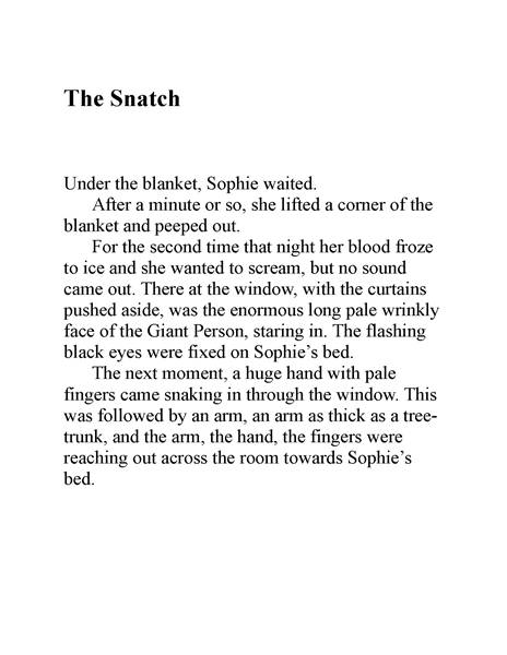 好心眼的巨人 03 The Snatch -- 绘本听读宝在线台词全文