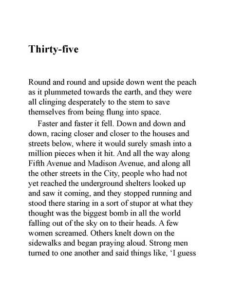 詹姆斯与大仙桃 35 Thirty-five -- 绘本听读宝在线台词全文