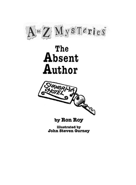 The Absent Author Chapter 1 -- 绘本听读宝在线台词全文