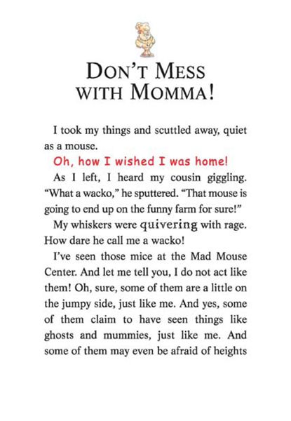 3 Cat and Mouse in a Haunted House 19-DON'T MESS WITH MOMMA! -- 绘本听读宝在线台词全文