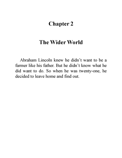 11 Who Was Abraham Lincoln 5 Chapter 2 The Wider World -- 绘本听读宝在线台词全文