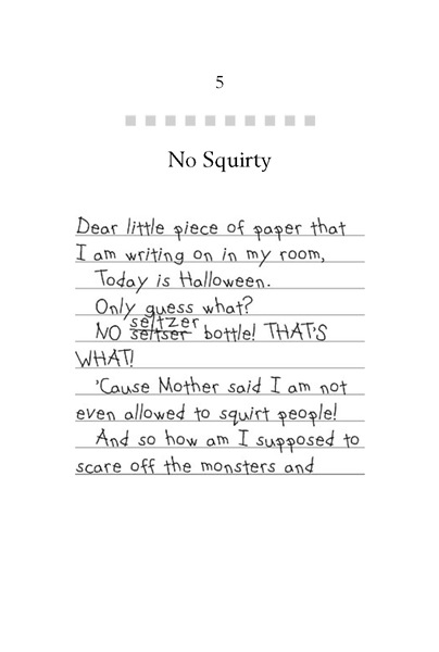 24 Junie B. First Grader - Boo and I Mean It! 5. No Squirty -- 绘本听读宝在线台词全文