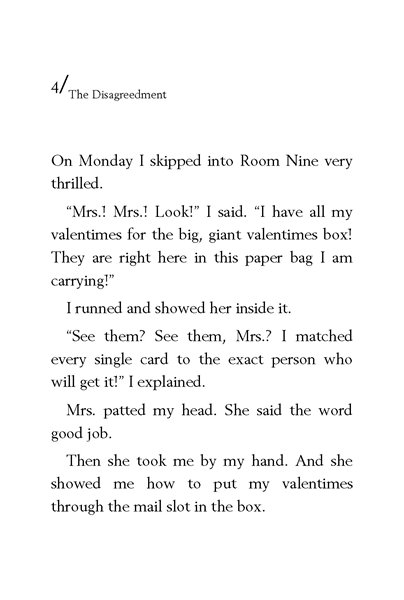 14 Junie B. Jones and the Mushy Gushy Valentine 4. The Disagreedment -- 绘本听读宝在线台词全文