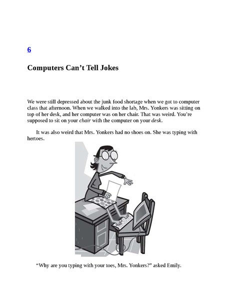 18 Mrs. Yonkers is Bonkers! 6 Ch6-Computers Can't Tell Jokes -- 绘本听读宝在线台词全文