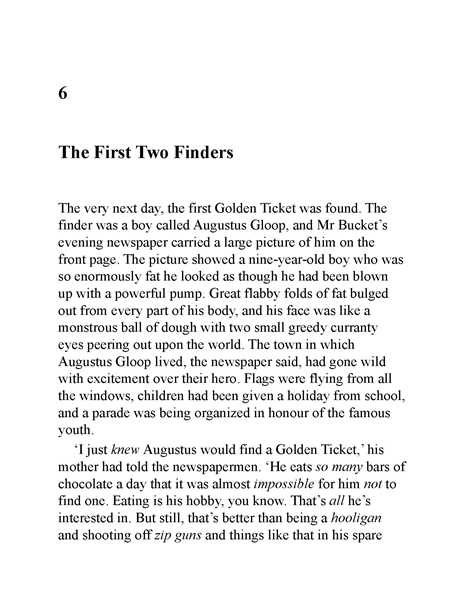 查理与巧克力工厂 6 The First Two Finders -- 绘本听读宝在线台词全文