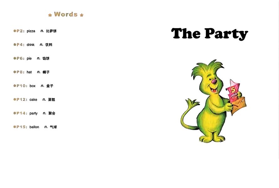 第一辑 The Party -- 绘本听读宝在线台词全文