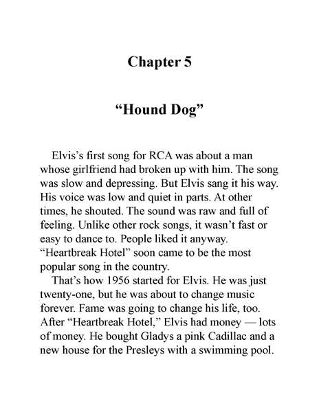 15 Who Was Elvis Presley 6 Chapter 5 Hound Dog -- 绘本听读宝在线台词全文