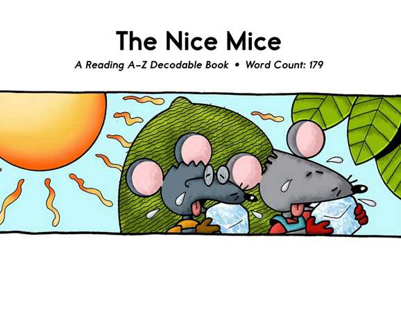 解码书 57 The Nice Mice -- 绘本听读宝在线台词全文