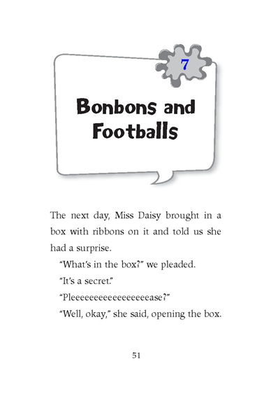 1 Miss Daisy Is Crazy 7 Ch7-Bonbons and Footballs -- 绘本听读宝在线台词全文