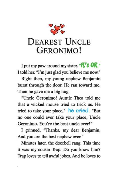 6 Paws Off, Cheddarface! 19-DEAREST UNCLE GERONIMO! -- 绘本听读宝在线台词全文