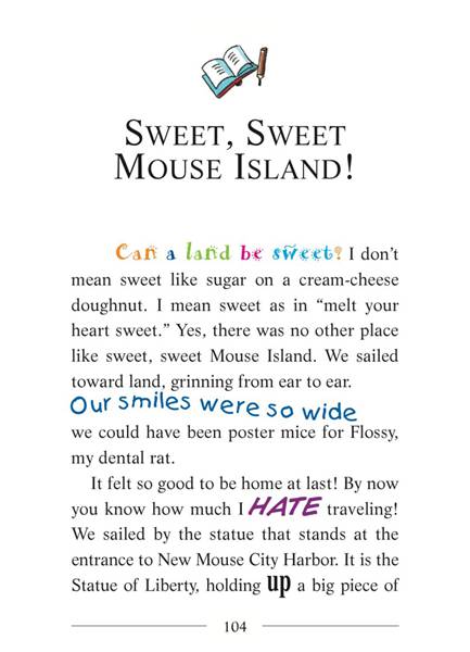 8-Attack of the Bandit Cats 24-SWEET, SWEET MOUSE ISLAND! -- 绘本听读宝在线台词全文
