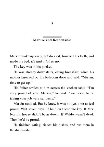 4.Alone in His Teacher's House 3. Mature and Responsible -- 绘本听读宝在线台词全文