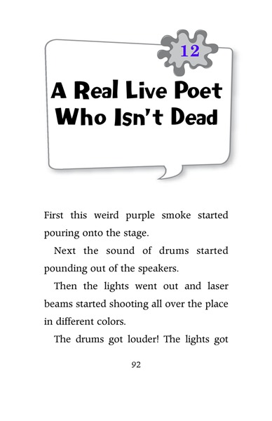 16 Ms. Coco Is Loco 12 Ch12-A Real Live Poet Who Isn't Dead -- 绘本听读宝在线台词全文