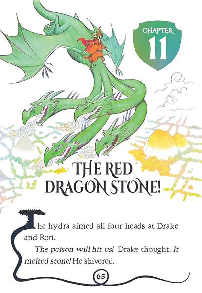 4 Power of the Fire Dragon 11 The Red Dragon Stone! -- 绘本听读宝在线台词全文