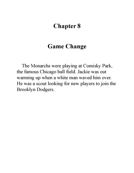 24 Who Was Jackie Robinson 9 Chapter 8 Game Change -- 绘本听读宝在线台词全文