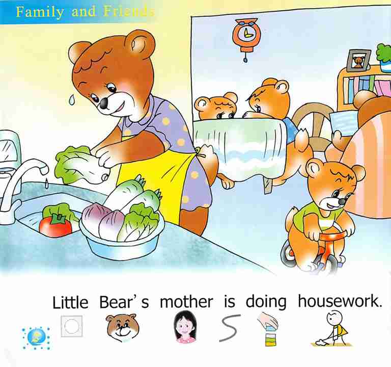 幼儿英语浸入式 19 Family and Friends -- 绘本听读宝在线台词全文