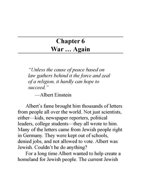 4 Who Was Albert Einstein 7 Chapter 6 War Again -- 绘本听读宝在线台词全文