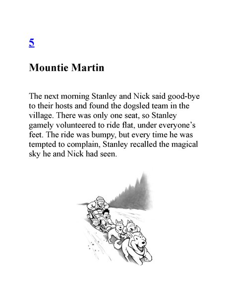 4 The Intrepid Canadian Expeditio 5. Mountie Martin -- 绘本听读宝在线台词全文