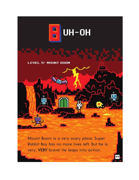 1 Game Over, Super Rabbit Boy! 8 UH-OH -- 绘本听读宝在线台词全文