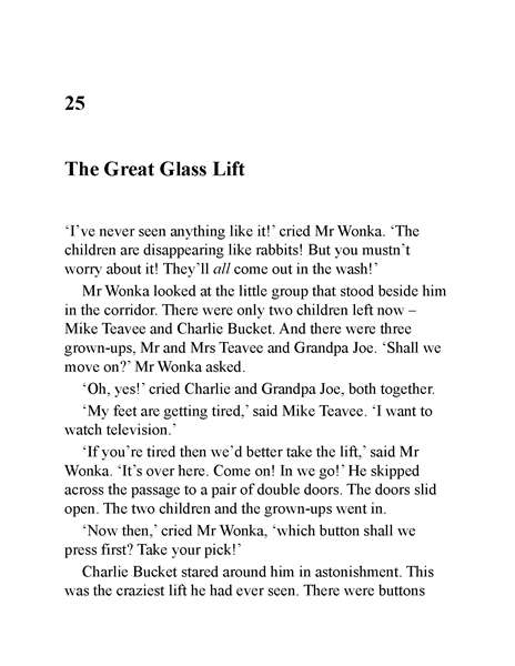 查理与巧克力工厂 25 The Great Glass Lift -- 绘本听读宝在线台词全文