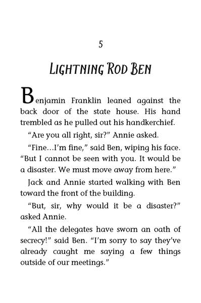 32 To the Future, Ben Franklin 5 Lightning Rod Ben -- 绘本听读宝在线台词全文