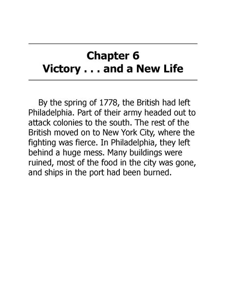 21 Who Was Betsy Ross 7 Chapter 6 Victory and a New Life -- 绘本听读宝在线台词全文